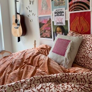 Target Opalhouse Queen Duvet Cover Velvet Leopard Print